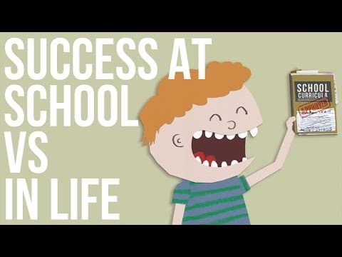 Thumbnail for Success at School vs Success in Life by The School of Life