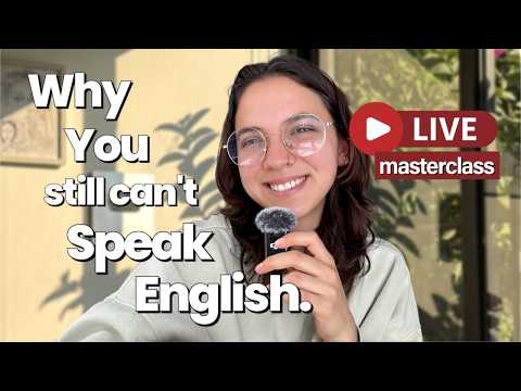 Thumbnail for LIVE MASTERCLASS: Why You Understand English… But Still Can't Speak (And How to Finally Fix It) by Miss Honey 🍯 