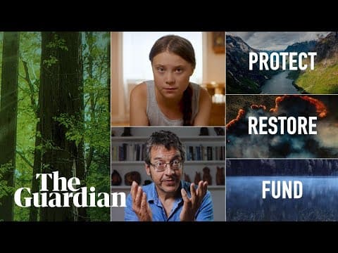 Thumbnail for Greta Thunberg and George Monbiot make short film on the climate crisis by Guardian News