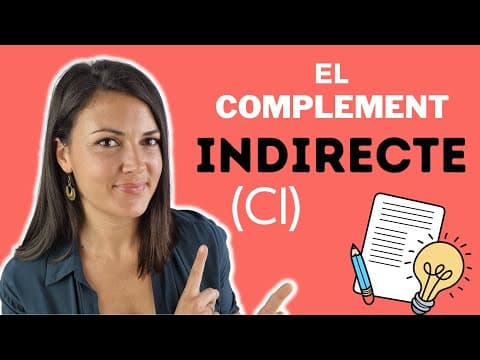 Thumbnail for 🤩 El complement indirecte (CI) | Explicació i ERRORS COMUNS by Parlem d'escriure en català