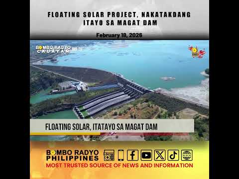 Thumbnail for Floating solar project, nakatakdang itayo sa Magat Dam by Bombo Radyo Cauayan