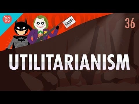 Thumbnail for Utilitarianism: Crash Course Philosophy #36 by CrashCourse