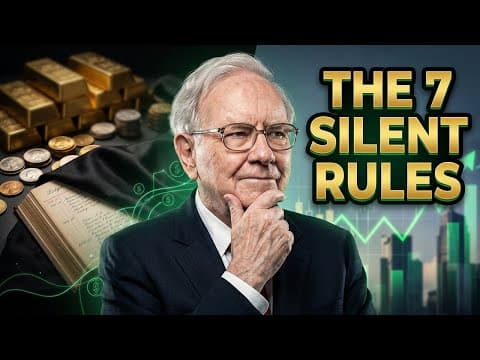 Thumbnail for 7 Wealth Rules Billionaires Use in Silence | Warren Buffett by Buffett Blueprint