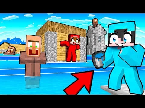 Thumbnail for INUNDÉ con AGUA el Mundo Entero de Mi Amigo en Minecraft by Nacho