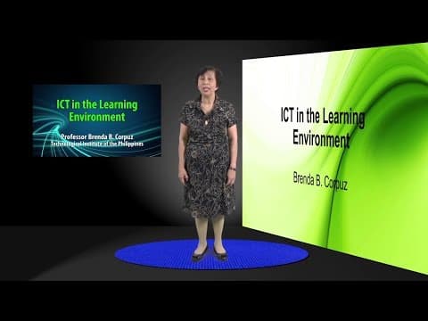 Thumbnail for ICT in the Learning Environment | Dr. Brenda B. Corpuz by TVUP