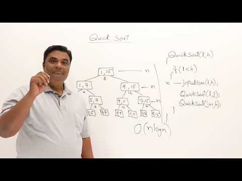 Thumbnail for 2.8.2 QuickSort Analysis by Abdul Bari