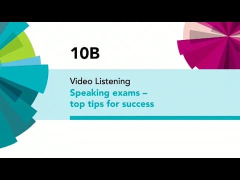 Thumbnail for English File 4thE - Intermediate Plus - Video Listening - 10B Speaking Exams Top Tips for success by Gina Sciangula