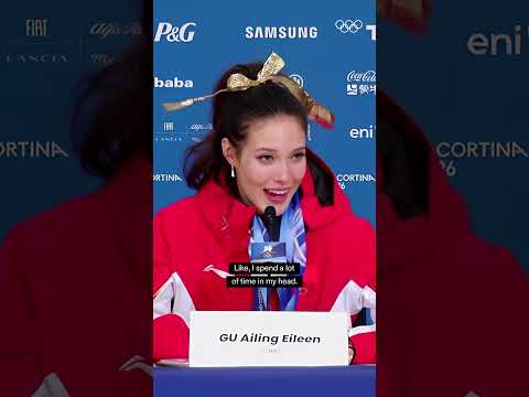 Thumbnail for So much to learn from Eileen Gu ❤️👏 #Olympics #WinterOlympics by Olympics