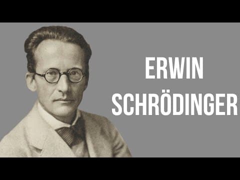 Thumbnail for Erwin Schrödinger biography by The Vodcast