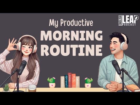Thumbnail for Morning Routine To Improve Your English | Easy English Podcast for Conversation Practice B1 by Speak English With Class