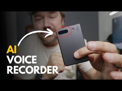 Thumbnail for Mugukue NanoRec Note Demo: AI Transcription & Summary Test! by Dan Reviews Stuff