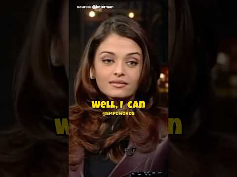 Thumbnail for Aishwarya Rai's ICONIC Reply Leaves American Reporter Speechless 😲 by EMPOWORDS