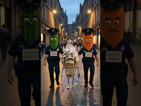 Thumbnail for Ice cream got arrested 🍦#shorts #aifoodcrimes by Ai Food Crimes