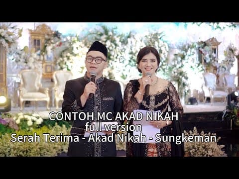 Thumbnail for CONTOH MC AKAD NIKAH FULL VERSION | by Bovit Halim dan Mona Melinda by Bovit Halim
