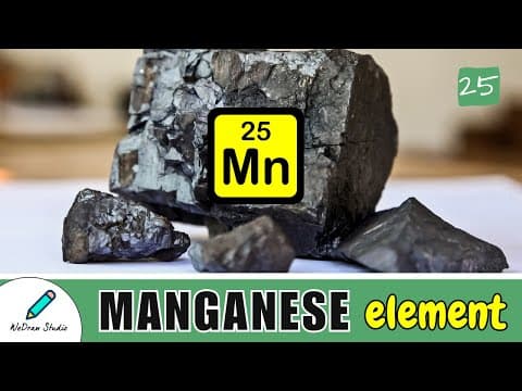 Thumbnail for Manganese Element 🌟 - Periodic Table | Properties, Uses & More! by WeDraw Studio