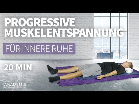 Thumbnail for Progressive Muskelentspannung // 20 Min. PMR im Liegen by Akademie für Sport und Gesundheit
