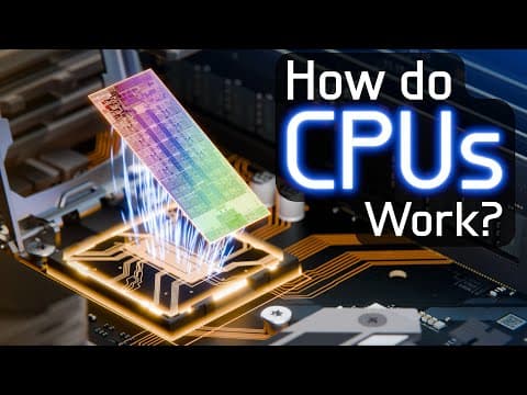 Thumbnail for The Engineering that Runs the Digital World 🛠️⚙️💻 How do CPUs Work? by Branch Education