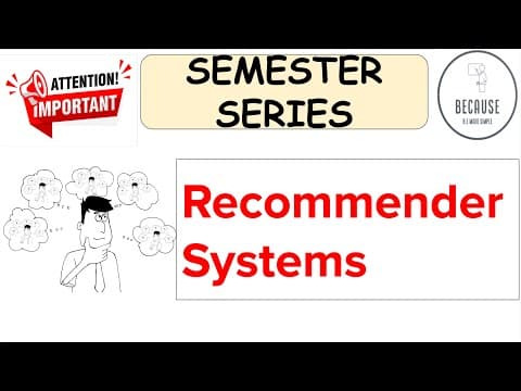 Thumbnail for Recommender System Important Questions (CCS360) by BECAUSE