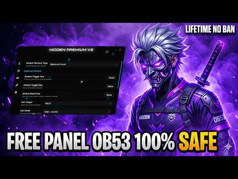 Thumbnail for NEW PC PANEL UPDATED OB53💻 PANEL FOR FREE AIMBOT FREE FIRE 🎯 SNIPER AIMBOT | 100% SAFE AND ANTIBAN ✅ by HIDDEN REGEDIT