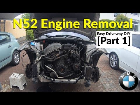 Thumbnail for How To Remove / Swap An N52 Engine From A BMW E90 E92 In Your Driveway [Part 1] by Build & Drive