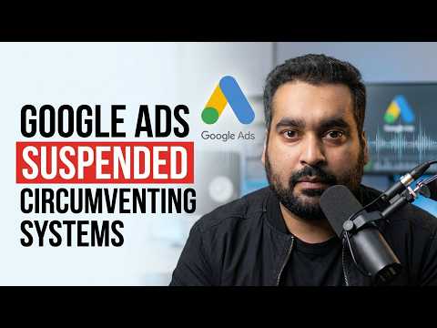 Thumbnail for How to Fix Google Ads Suspended Circumventing Systems | Restoration Case Study 2026 by Ali Raza Marketing | Google Ads | Aarswebs