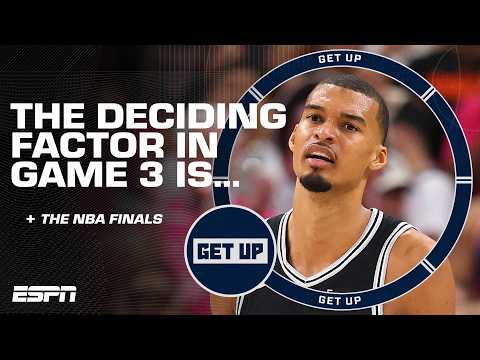 Thumbnail for Will the Spurs win Game 3?! ‘The Spurs don’t seem broken at all!’ - Vincent Goodwill | Get Up by ESPN