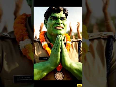 Thumbnail for Hulk proudly raises his father's legs by becoming a inspector #trending #trendingshorts #viral #hulk by ai video to