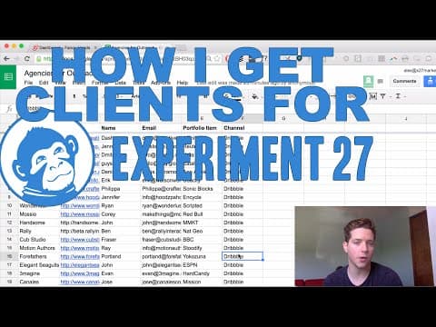 Thumbnail for How We Send Cold Emails to Get Clients | Step by Step Tutorial w/ Templates by Alex Berman