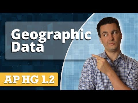 Thumbnail for Types of Geographic Data [AP Human Geography Review Unit 1 Topic 2] by Mr. Sinn