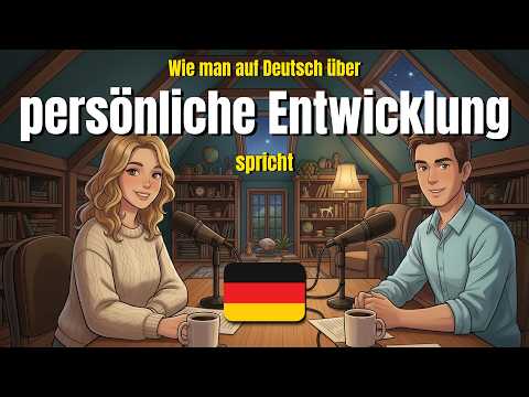Thumbnail for Wie man auf Deutsch über persönliche Entwicklung spricht | German conversation exercise (A1-A2) by Daily German Talks