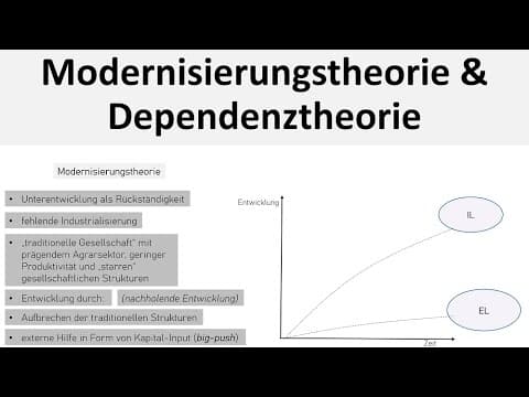 Thumbnail for Dependenztheorie & Modernisierungstheorie - Entwicklungstheorien [Erdkunde, Oberstufe] by TeacherToby
