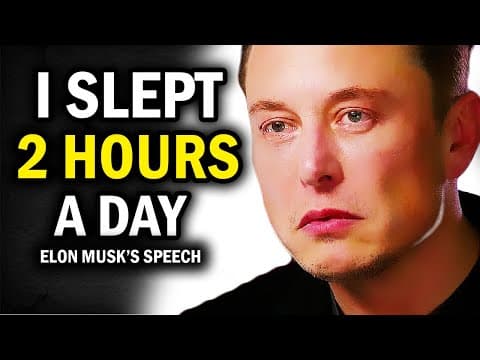 Thumbnail for Elon Musk's Work Ethics Will Give You Goosebumps by Rise Above