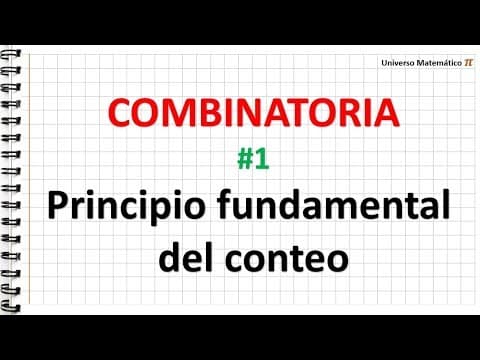 Thumbnail for El Principio Fundamental del Conteo (Combinatoria) by Universo Matemático