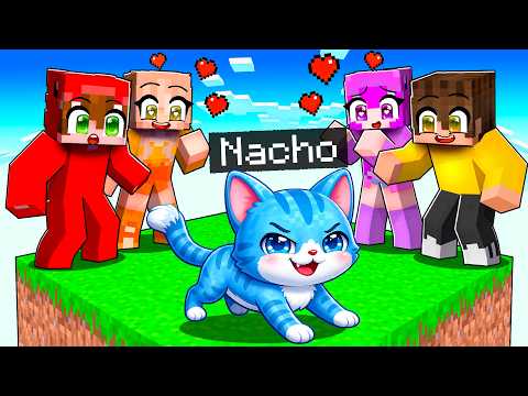 Thumbnail for Me Hice pasar por BEBÉ GATO en UN CHUNK en Minecraft! by Nacho
