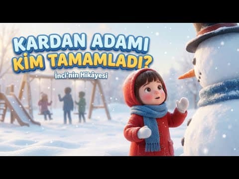 Thumbnail for ✨☃️Kardan Adamı Kim Tamamladı? | İnci’nin Hikâyesi ☃️✨ by Sesli Çocuk Masalları