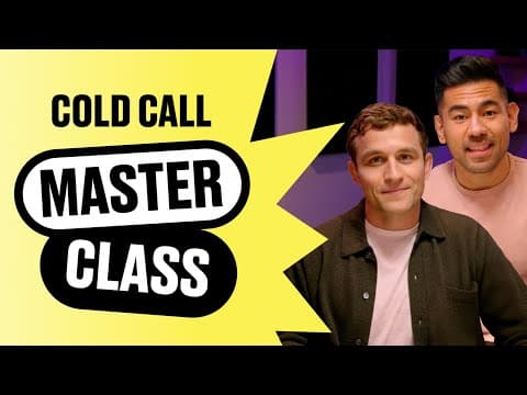 Thumbnail for Cold Call Masterclass: The Perfect Script (With LIVE Calls to Prove It) by 30 Minutes to President’s Club