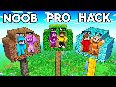 Thumbnail for Minecraft Casa del ÁRBOL NOOB vs PRO vs HACKER by Nacho