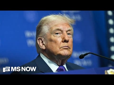 Thumbnail for ‘Simply not true’: Nuclear security expert debunks Trump’s claims about Iran by MS NOW