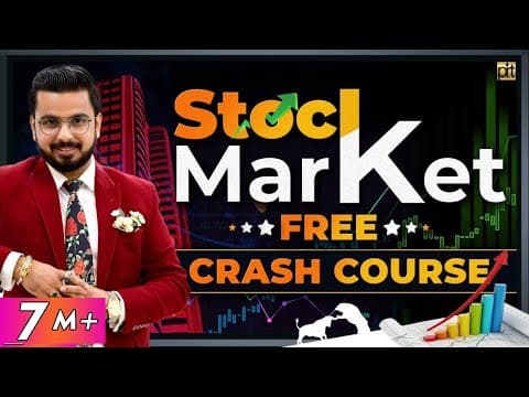 Thumbnail for Share Market Crash Course for Beginners | Learn Stock Market #FREE by Pushkar Raj Thakur: Stock Market Educator 📈