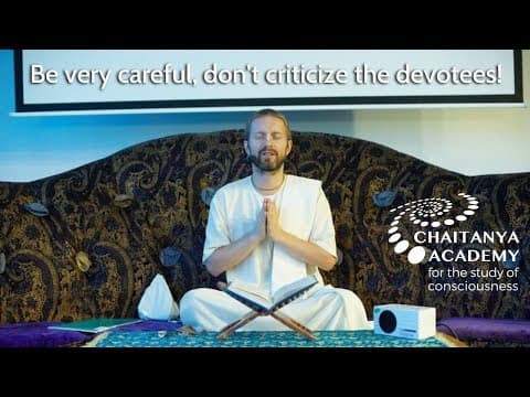 Thumbnail for Be very careful, don't criticize the devotees! | Sri Prem Prayojan Prabhu by Nectar of Instruction by Sri Prem Prayojan Prabhu