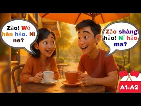 Thumbnail for 🇨🇳 初学者汉语普通话会话 | 日常生活情景 | HSK by Say Mandarin (Shuō Zhōngwén)