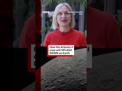 Thumbnail for How do the Artemis II astronauts land back on Earth? #Nasa #Artemis #BBCNews by BBC News