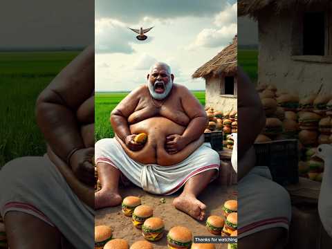Thumbnail for The farmer drinks all the milk The pigeon burger brings a pot of gold 😭 #ai #pigeon #farmer #milk by moon hindi animation 