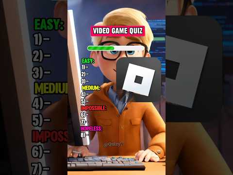 Thumbnail for Are you a Gamer?🥴 Well then Guess these Video games🤯!! #shorts #quiz #trivia by YourFavQuizzy