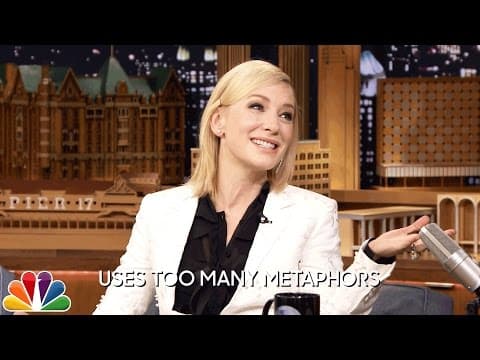 Thumbnail for Emotional Interview with Cate Blanchett by The Tonight Show Starring Jimmy Fallon