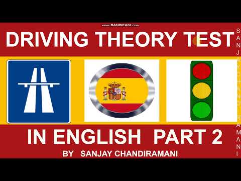 Thumbnail for Spanish Driving Theory Test in English by Sanjay Chandiramani