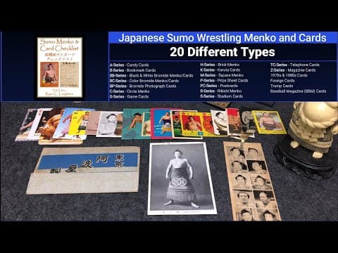 Thumbnail for Definitive Overview of Japanese Sumo Wrestling Cards & Menko - 20 Different Types from 1890s to 2022 by SumoMenkoMan