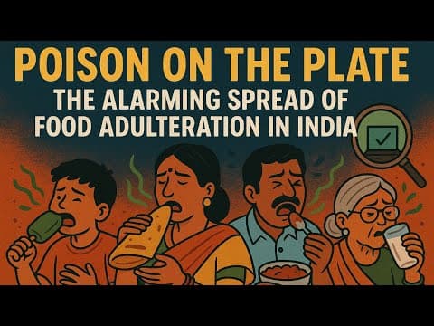 Thumbnail for 🥫 India’s Food Adulteration Crisis ⚠️Hidden Toxins on Your Plate 🍛Health, Law & Awareness 2025 - 808 by ANVESHAN : Knowledge is Key to Success !