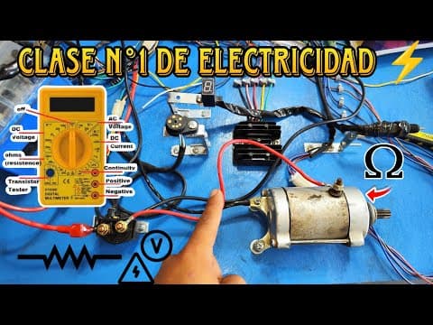 Thumbnail for CURSO COMPLETO DE ELECTRICIDAD DE MOTOS 125,150,200,250 CC 🧑‍🔧 CLASE NÚMERO 1 /LA ELECTRICIDAD ⚡⚡ by Top riders speed