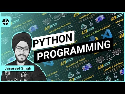 Thumbnail for Introduction to Python Programming by Neso Academy